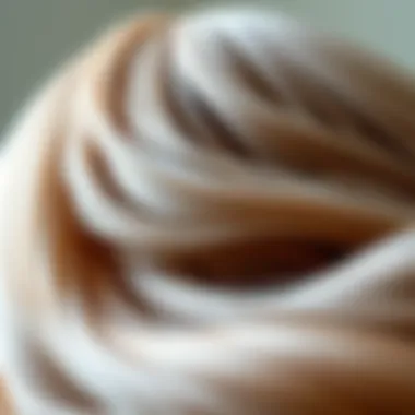 Close-up of the luxurious materials used in short pixie wigs