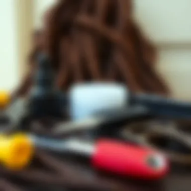 Maintenance tools for dread extensions.