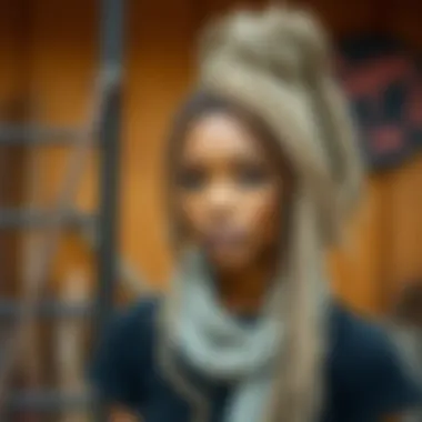 Sustainable materials used in dread extensions.