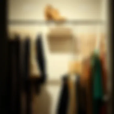 Transforming Wardrobe Organization Before and after clothing organization with stackable hangers