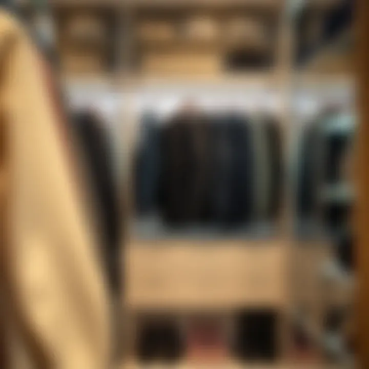 Stylish closet with transparent storage solutions enhancing fashion visibility