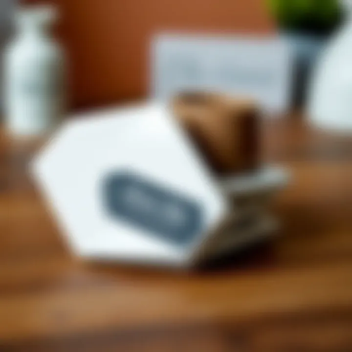 Geometric ceramic coasters showcasing modern design