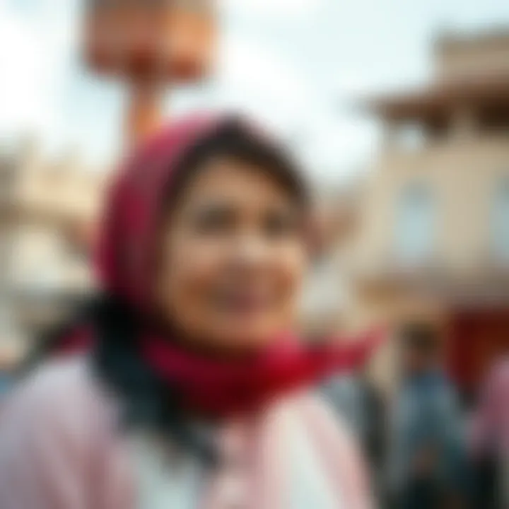 Cultural Significance of Feather Scarves Showcasing feather scarves in traditional cultural settings