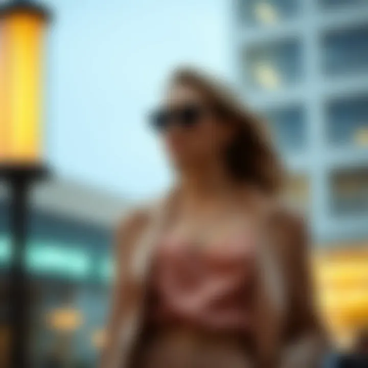 Layered camisoles styled with a chic blazer