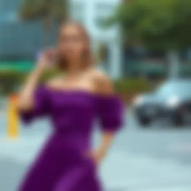 Diverse styling options for off-shoulder tops