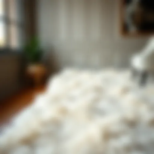 Luxurious Texture of Rabbit Fur Rugs Elegant rabbit fur area rug showcasing its luxurious texture