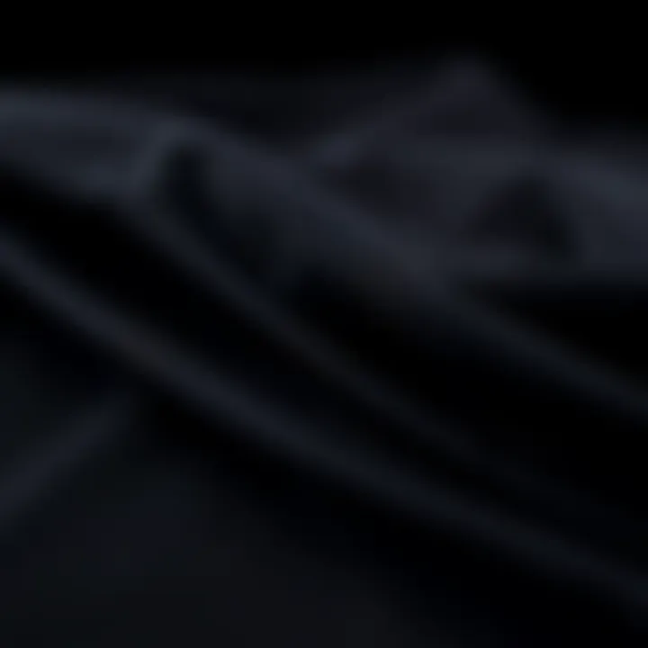 Different fabric choices for black dresses