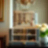 Elegant jewelry organizer showcasing various pieces