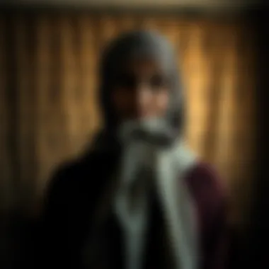 Intricate tying techniques for scarves