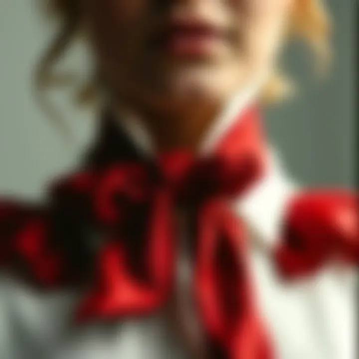 Historical context of the rose tie knot in fashion evolution