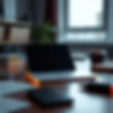 Futuristic digital pad organizer concept