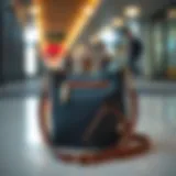 A stylish crossbody bag featuring a detachable coin purse, showcasing its elegant design.