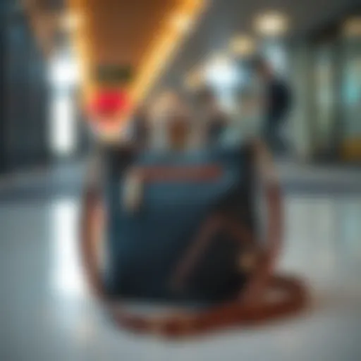 A stylish crossbody bag featuring a detachable coin purse, showcasing its elegant design.