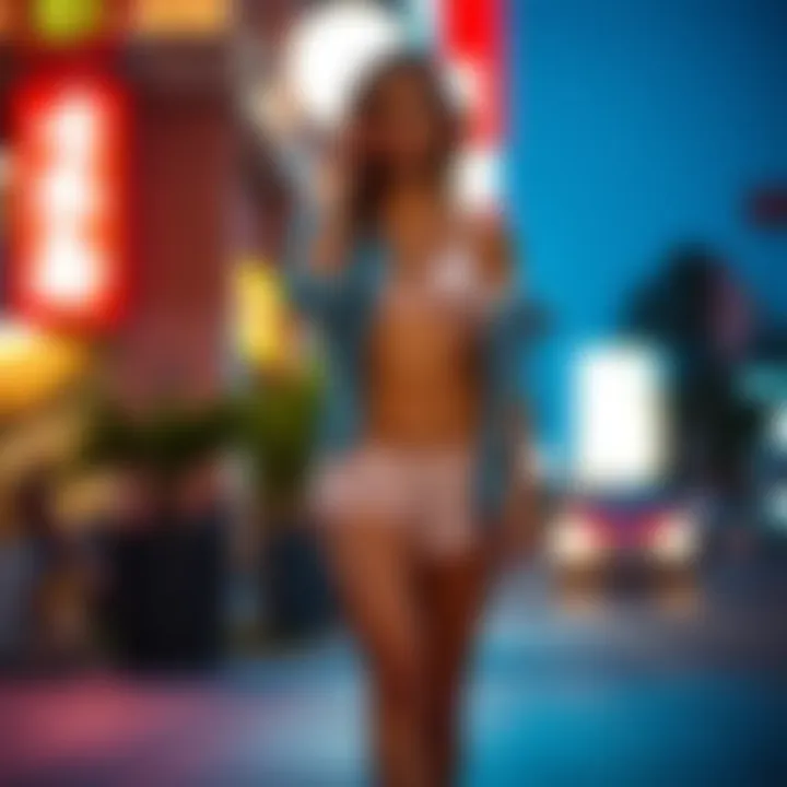 Casual outfit featuring slip shorts for everyday wear