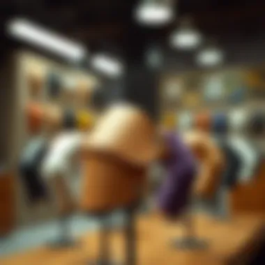 A variety of plank elbow pad designs displayed artistically