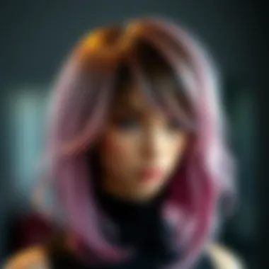 Maintenance Techniques for Real Hair Wigs Illustration of proper maintenance techniques for real hair wigs