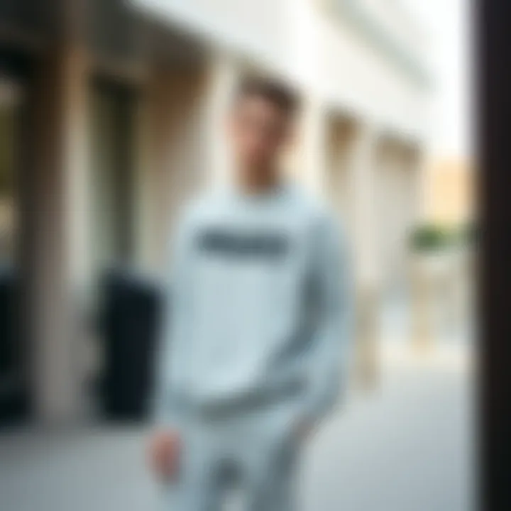 Casual setting showcasing sweatshirt versatility