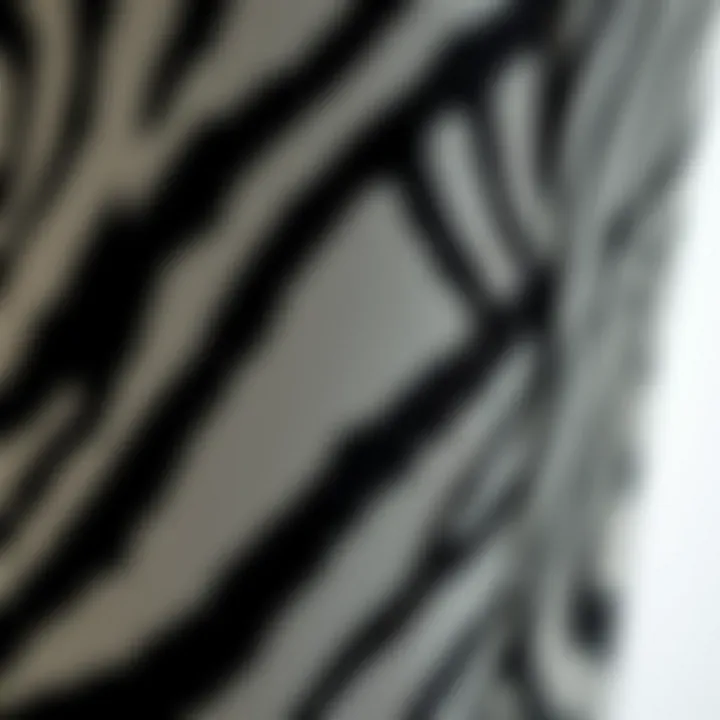 Zebra Print Fabric Detail Close-up of fabric texture and pattern