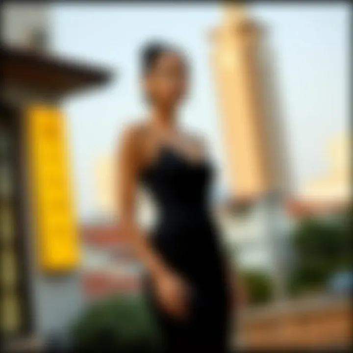 Cultural influences in modern slim dress designs