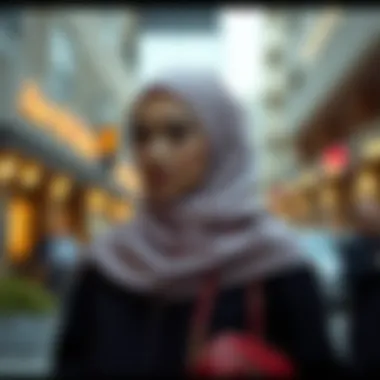 Contemporary Fashion Trends in Thick Hijabs Modern thick hijab trends showcased in contemporary fashion