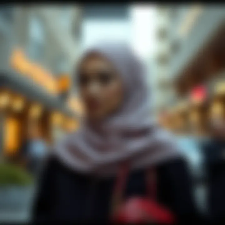 Contemporary Fashion Trends in Thick Hijabs Modern thick hijab trends showcased in contemporary fashion