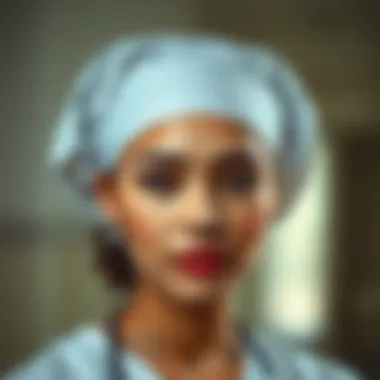 Testimonial quotes from nurses about the benefits of wearing hair bonnets