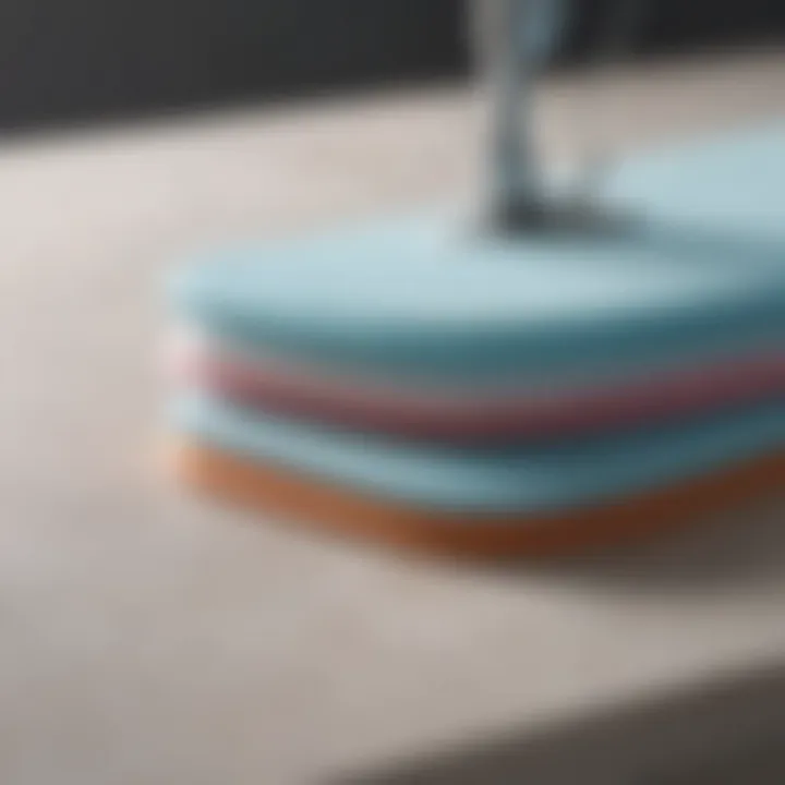 Comparison of silicone ironing pads and traditional ironing surfaces side by side.