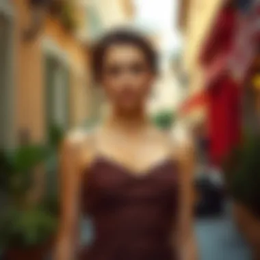 Ruched spaghetti strap dress suitable for various occasions