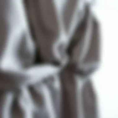 Close-up of fabric texture showcasing ruching technique