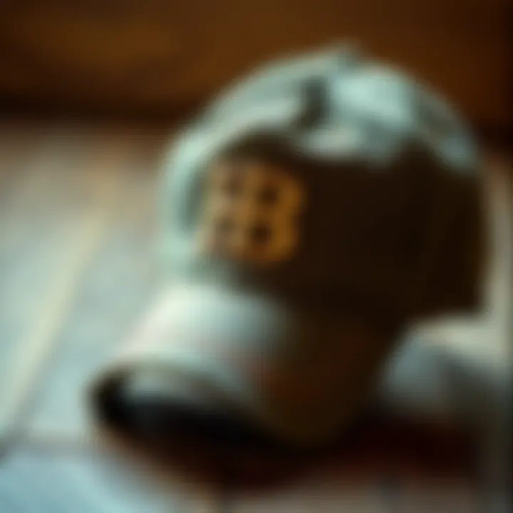 Historical Roots of Baseball Hats A vintage baseball cap showcasing historical significance