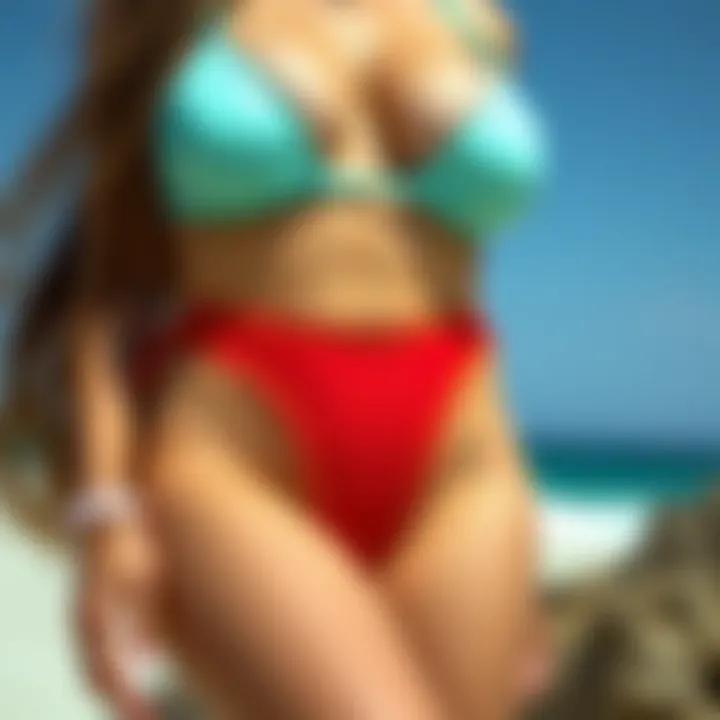 Design variations of thong bikinis