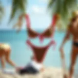 Historical depiction of bikini evolution