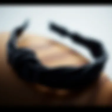 Intricate Design Features Close-up of the intricate design features of the headband