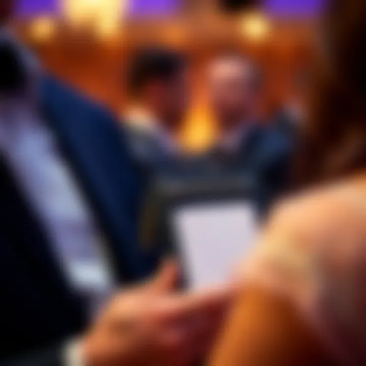 ID Holder at a Formal Event ID holder with zipper being used at a formal event