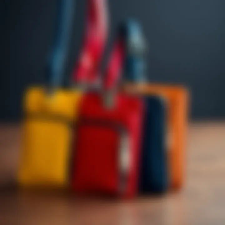 Variety of Stylish ID Holders Variety of stylish ID holders with zippers in different colors