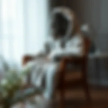 Elegance in Comfort: The Blanket Robe Cozy blanket robe with a hood displayed elegantly on a chair