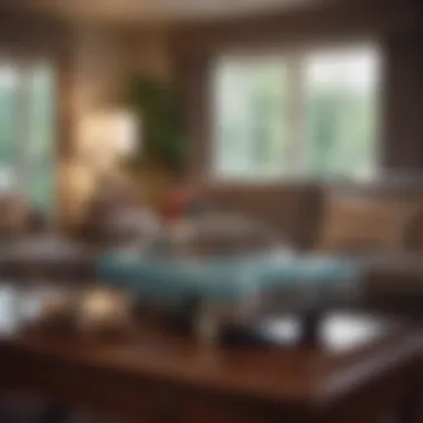 Caddy in a Cozy Living Environment Elegant caddy displayed in a cozy living space