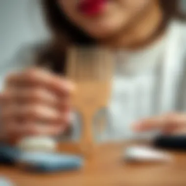 A well-maintained double-sided comb displayed with proper cleaning tools, emphasizing maintenance tips.