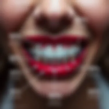 An infographic analyzing trends that contribute to the popularity of distinctive dental styles like vampire braces