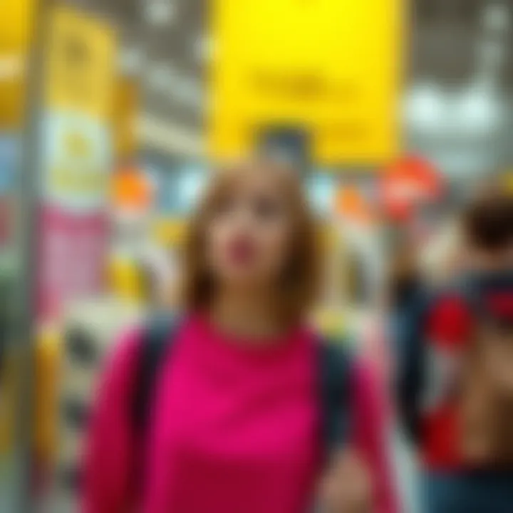 A visual representation of discount percentages and consumer reactions