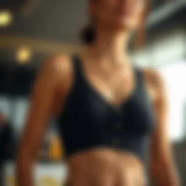 Functionality of the V Neck Body Shaper Model wearing a V neck body shaper demonstrating its functionality