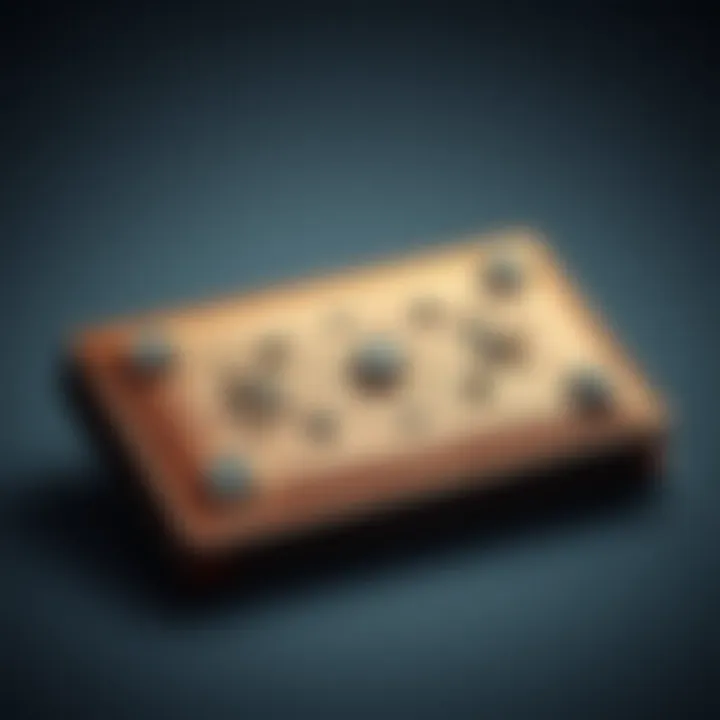 Textured Wallet: A Statement of Individuality Trendy wallet with unique texture and embellishments