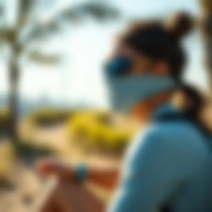 Enhancing Comfort and Protection Outdoors User enjoying outdoor activities with sun sleeves