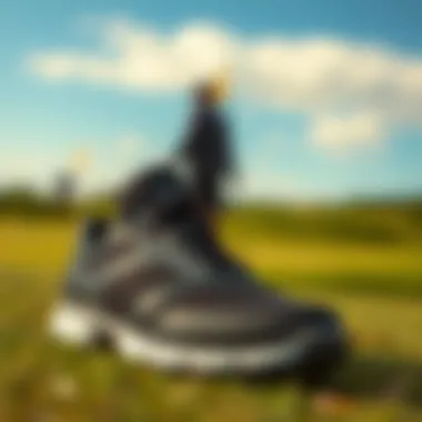 Eco-friendly aspects of rubber golf shoes illustrating sustainability