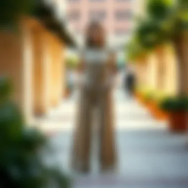 Fashion-forward styling of wide leg pants