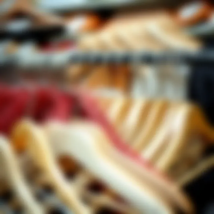 Diverse Selection of Wig Hangers Variety of wig hangers arranged neatly