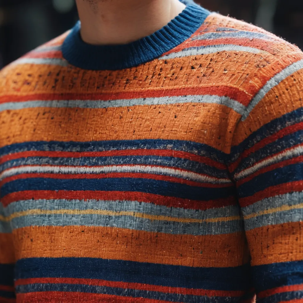 Color Block Striped Sweater main image 0
