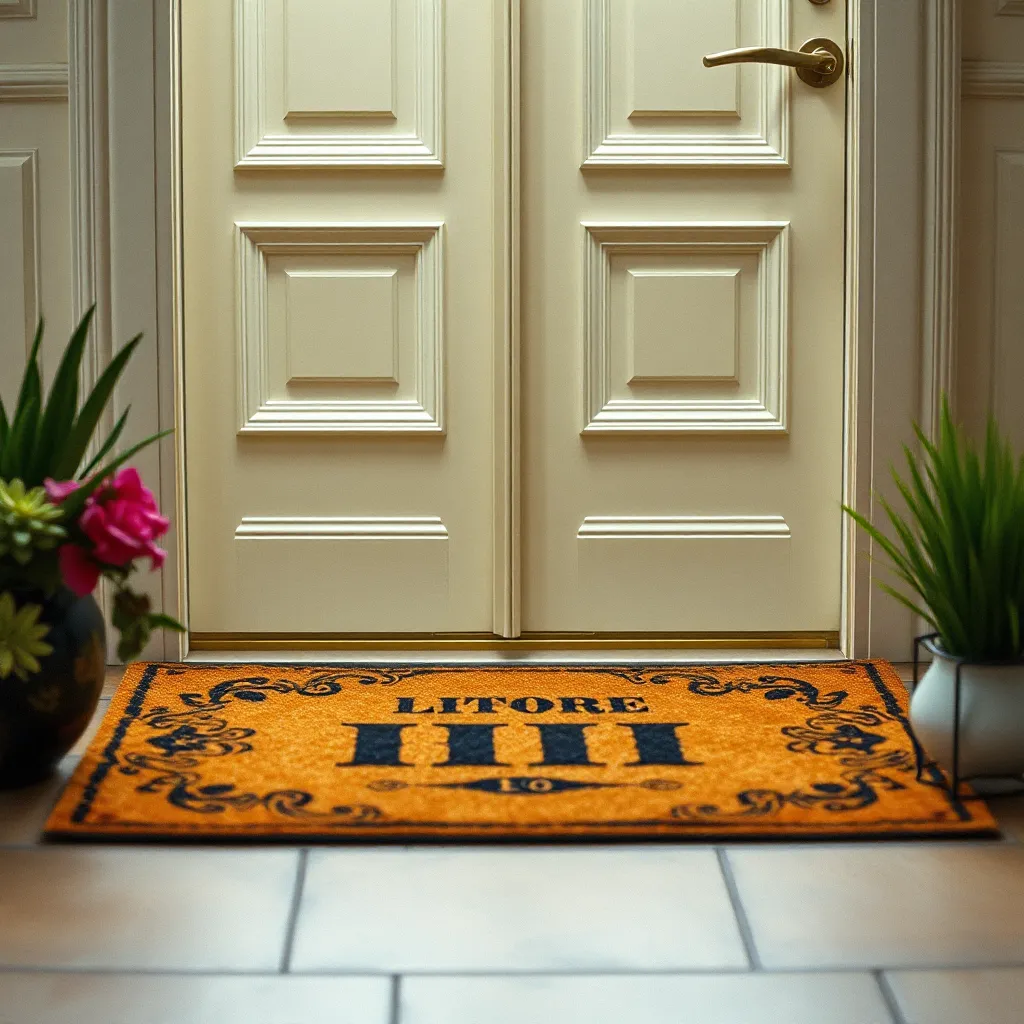 Doormats From Threads Exploring the Fashion and Function of Letter Doormats